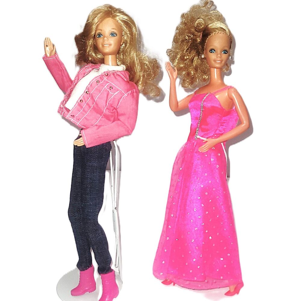 1984 Vintage Day To Night Barbies~ Twins One Day Barbie & One Night Barbie